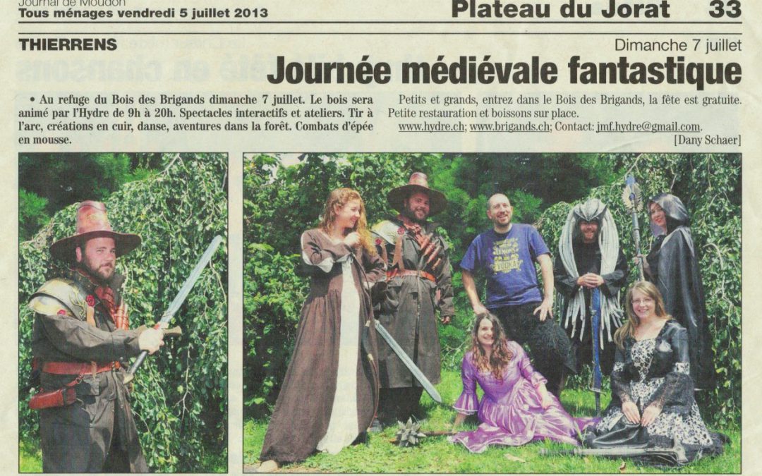 Journal de Moudon – Journée médiéval fantastique