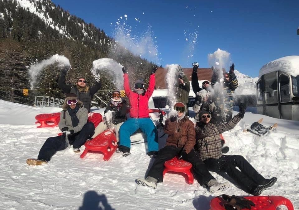Hydroglisseur aka “Le retour des Hydreux.ses font du ski”